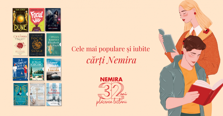 32 de ani de Nemira: cele mai populare & iubite cărți și cei mai apreciați autori