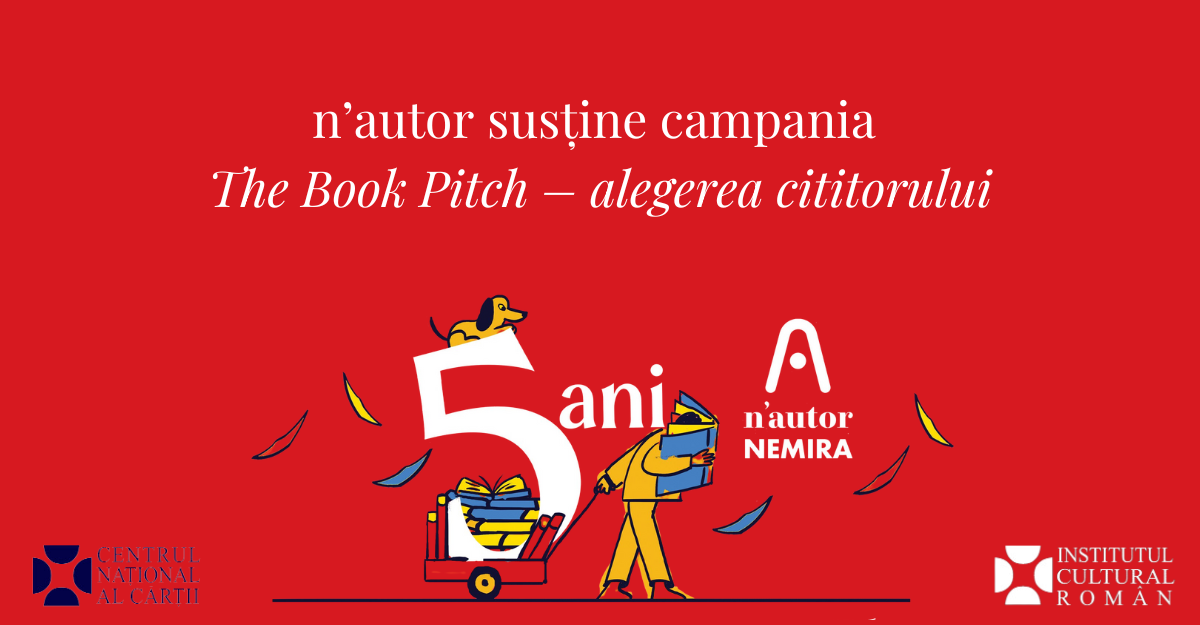n’autor susține campania „The Book Pitch – alegerea cititorului”