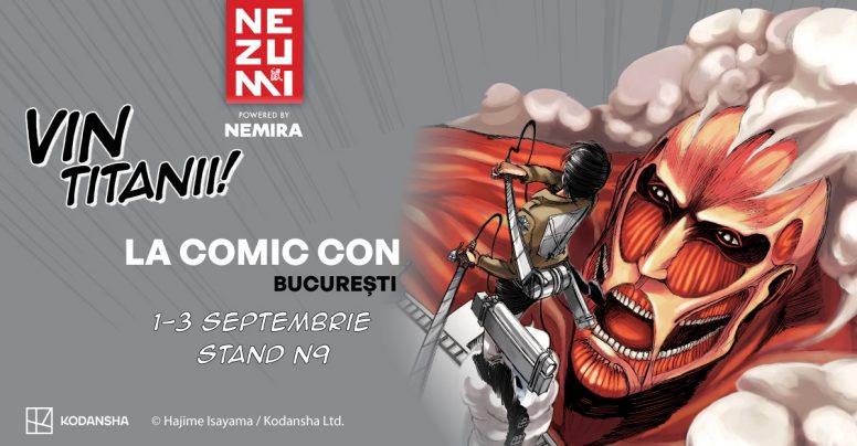 VIN TITANII la Comic Con București