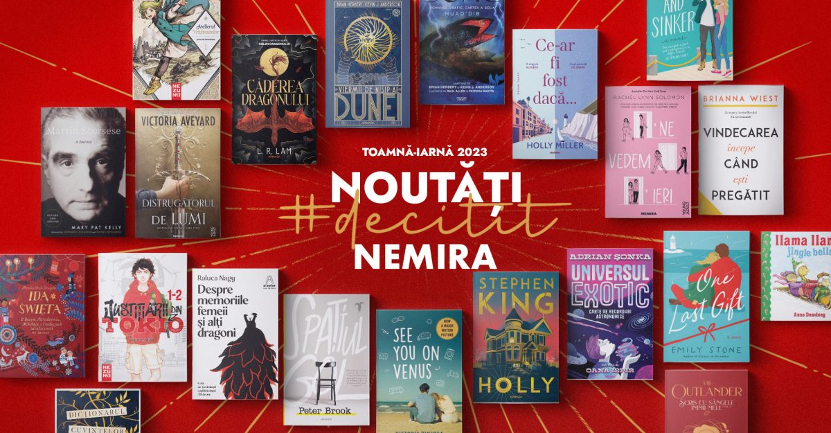 Noutăți editoriale Nemira de toamnă-iarnă 2023