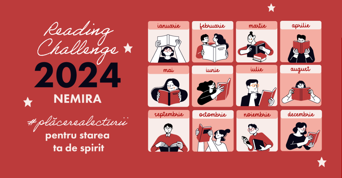 #ReadingChallengeNemira: 12 luni de aventuri literare