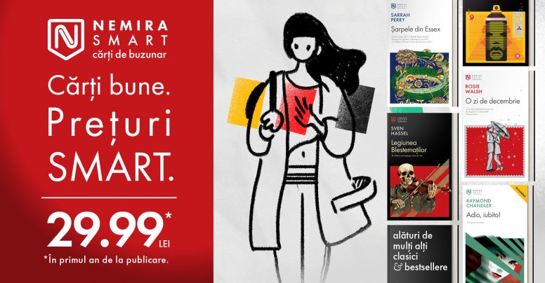 Editura Nemira lansează colecția Nemira SMART: clasici și bestsellere într-un nou format prietenos cu buzunarul