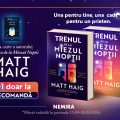 Editura Nemira lansează o campanie specială pentru noul roman semnat de Matt Haig, „Trenul de la miezul nopții”