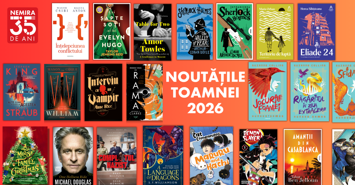 De la ficțiune la non-ficțiune: noutățile editoriale ale toamnei la Nemira